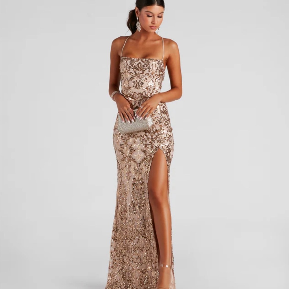 Gold Prom Dress